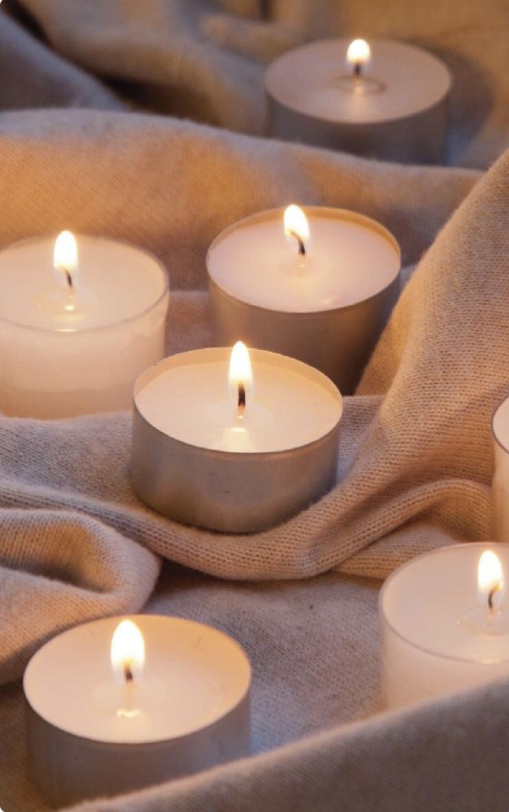 Tealıght Yuvarlak Kap Mum