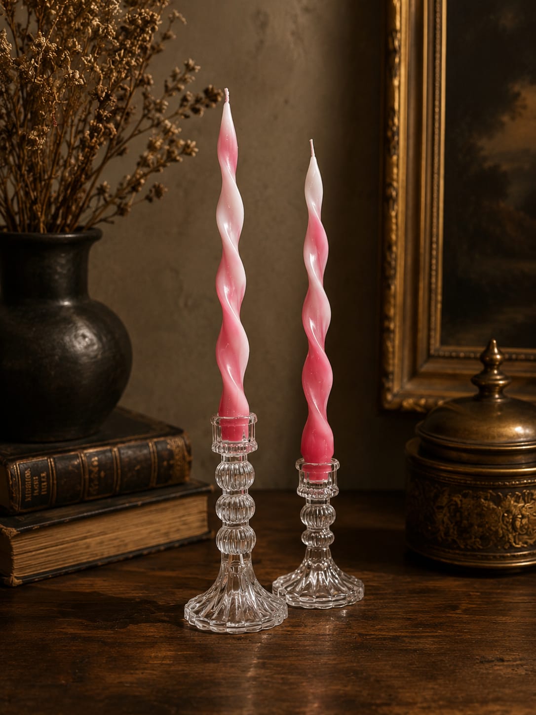 Spiral Mum Pembe Ebruli